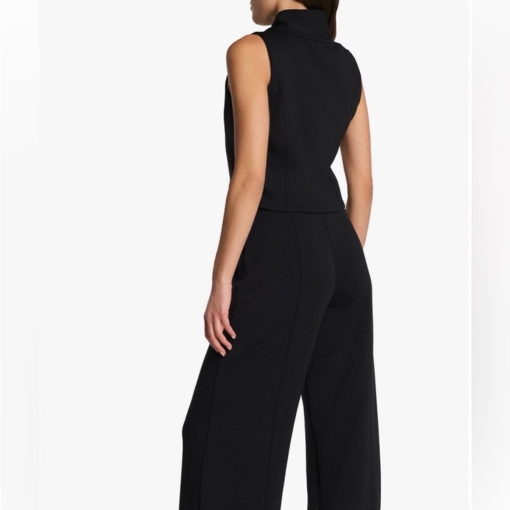 Spanx AirEssentials Draped Jumpsuit black, SIZE MEDIUM - Picture 2 of 7